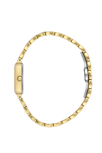 Daniel Klein Silver IP Gold Wrist Watch for Women DK.1.14158-2