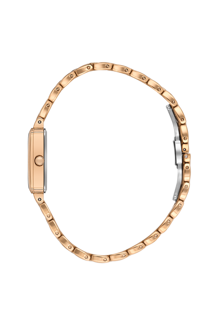 Daniel Klein L.R.Gold IP Pink R.Gold Wrist Watch for Women DK.1.14158-5