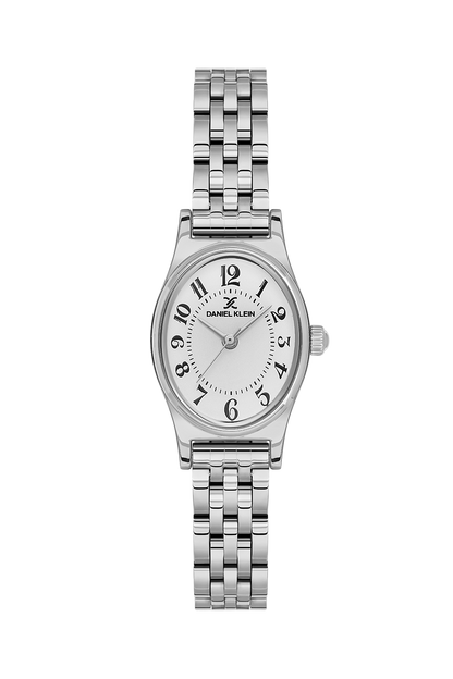 Daniel Klein Silver IP Silver Wrist Watch for Women DK.1.14174-5