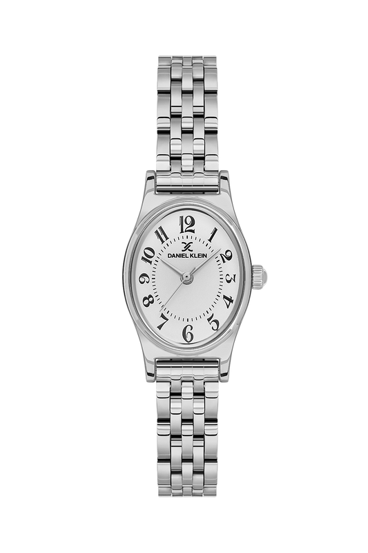 Daniel Klein Silver IP Silver Wrist Watch for Women DK.1.14174-5