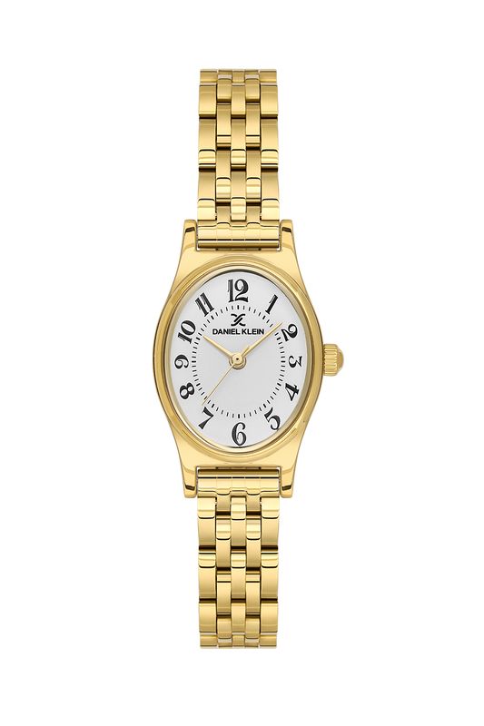 Daniel Klein Silver IP Gold Wrist Watch for Women DK.1.14174-6