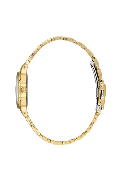 Daniel Klein Silver IP Gold Wrist Watch for Women DK.1.14174-6