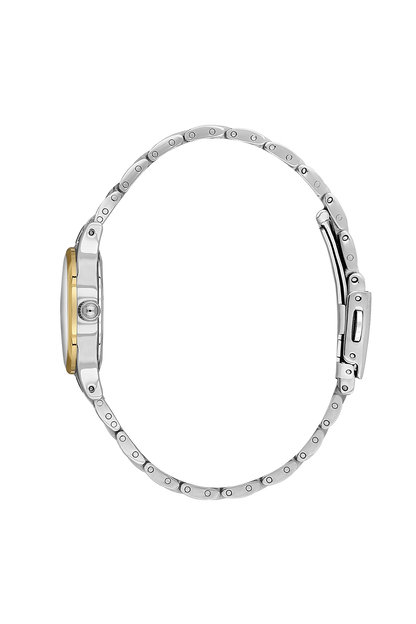 Daniel Klein Silver IP Silver/Gold Wrist Watch for Women DK.1.14174-7