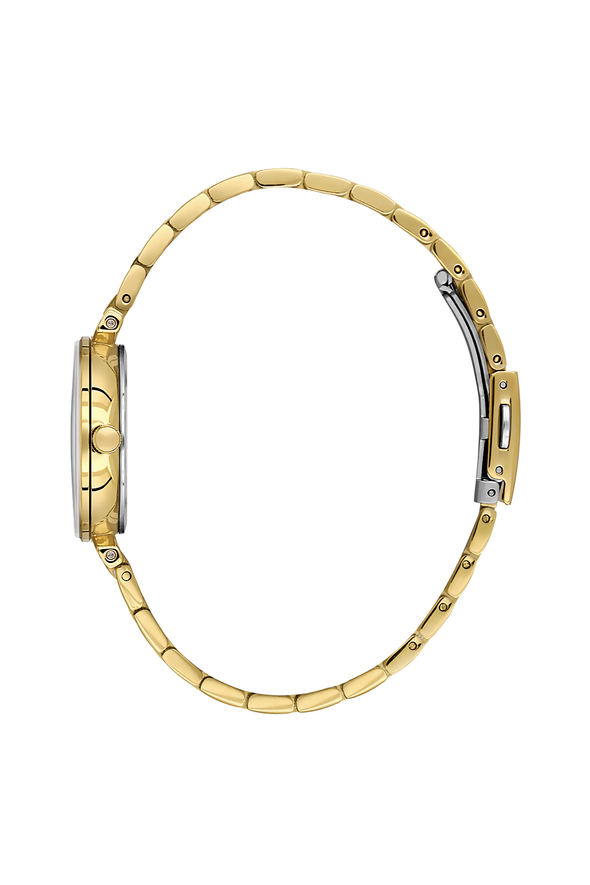 Daniel Klein Gun Black IP Gold Wrist Watch for Women DK.1.14175-3