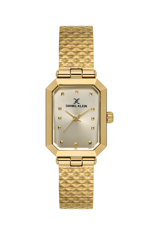 Daniel Klein Light Champagne IP Gold Wrist Watch for Women DK.1.14178-3