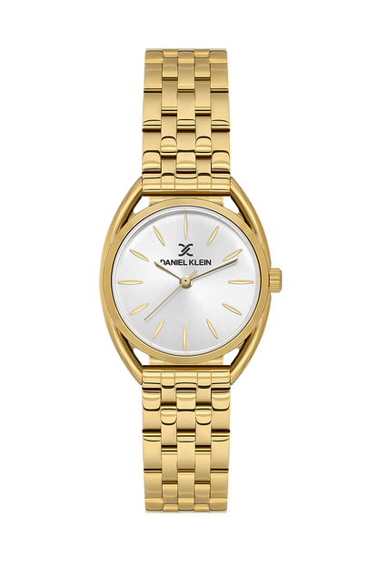 Daniel Klein Silver IP Gold Wrist Watch for Women DK.1.14180-3