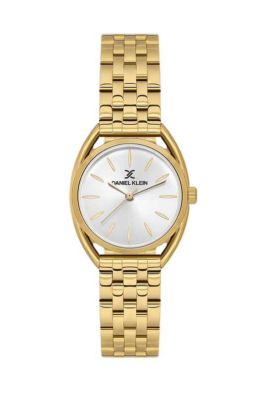 Daniel Klein Silver IP Gold Wrist Watch for Women DK.1.14180-3