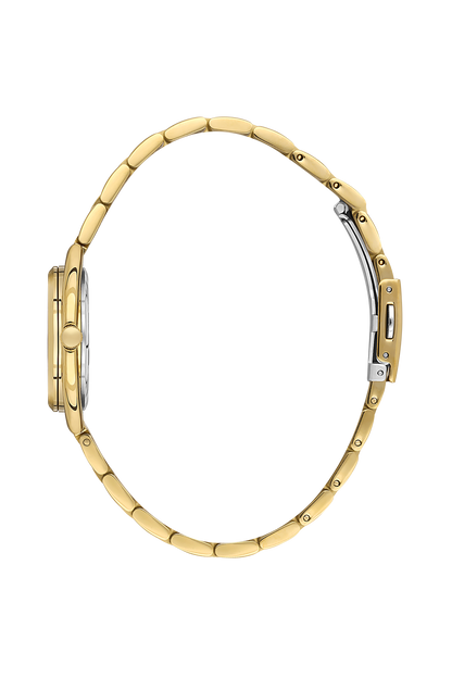 Daniel Klein Silver IP Gold Wrist Watch for Women DK.1.14180-3