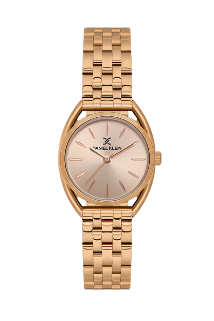 Daniel Klein Light Rosegold Pink Rosegold Wrist Watch for Women DK.1.14180-6