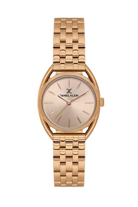 Daniel Klein Light Rosegold Pink Rosegold Wrist Watch for Women DK.1.14180-6