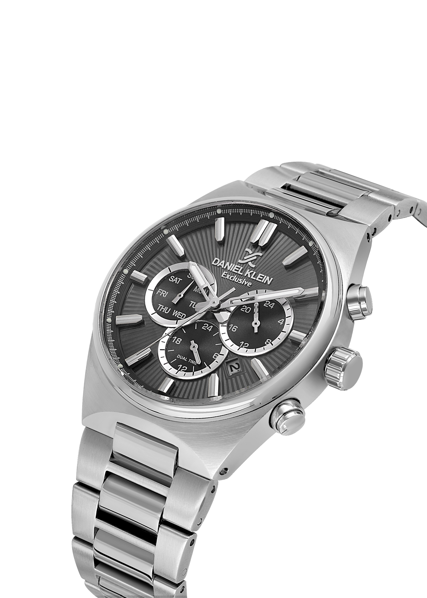 Daniel Klein Multifunction Dual Time Wrist Watch for Men DK.1.14210-2