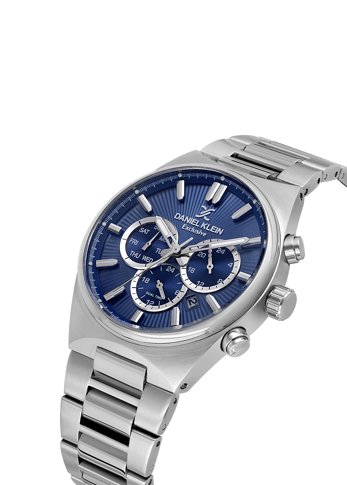 Daniel Klein Multifunction Dual Time Wrist Watch for Men DK.1.14210-3