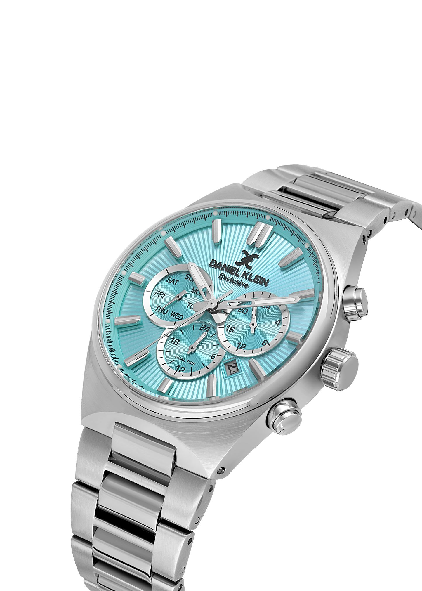 Daniel Klein Multifunction Dual Time Wrist Watch for Men DK.1.14210-4