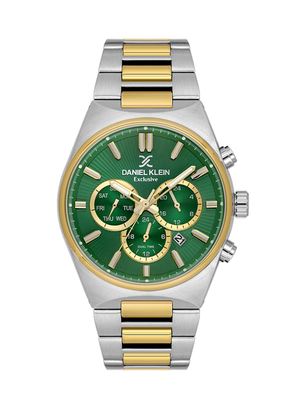Daniel Klein Multifunction Dual Time Wrist Watch for Men DK.1.14210-5