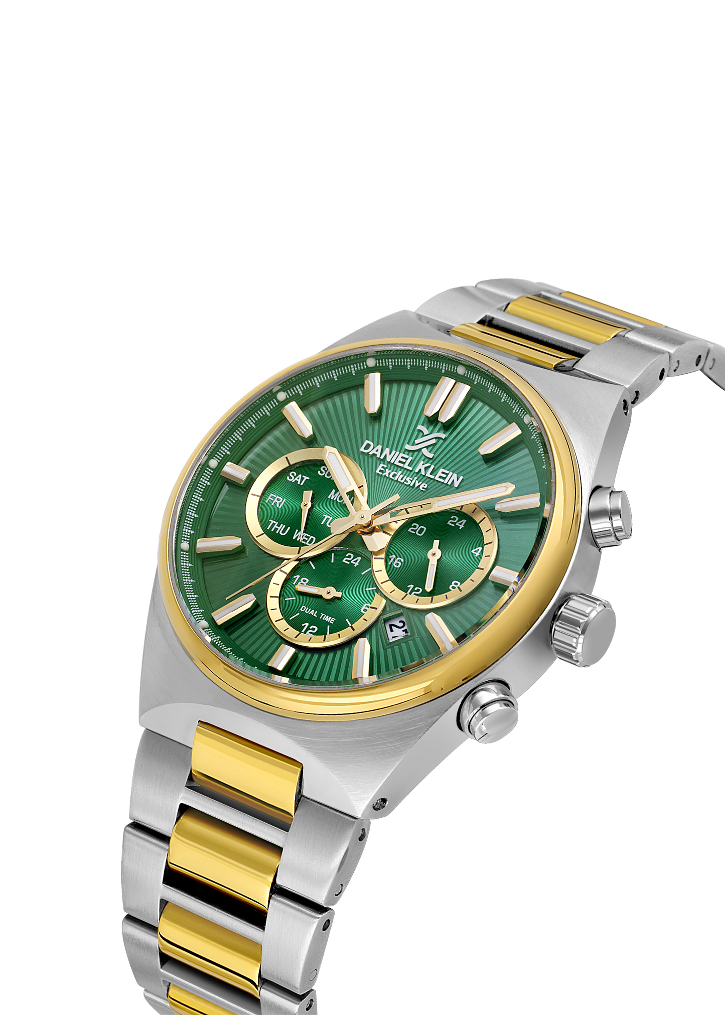 Daniel Klein Multifunction Dual Time Wrist Watch for Men DK.1.14210-5