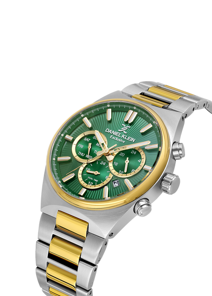 Daniel Klein Multifunction Dual Time Wrist Watch for Men DK.1.14210-5