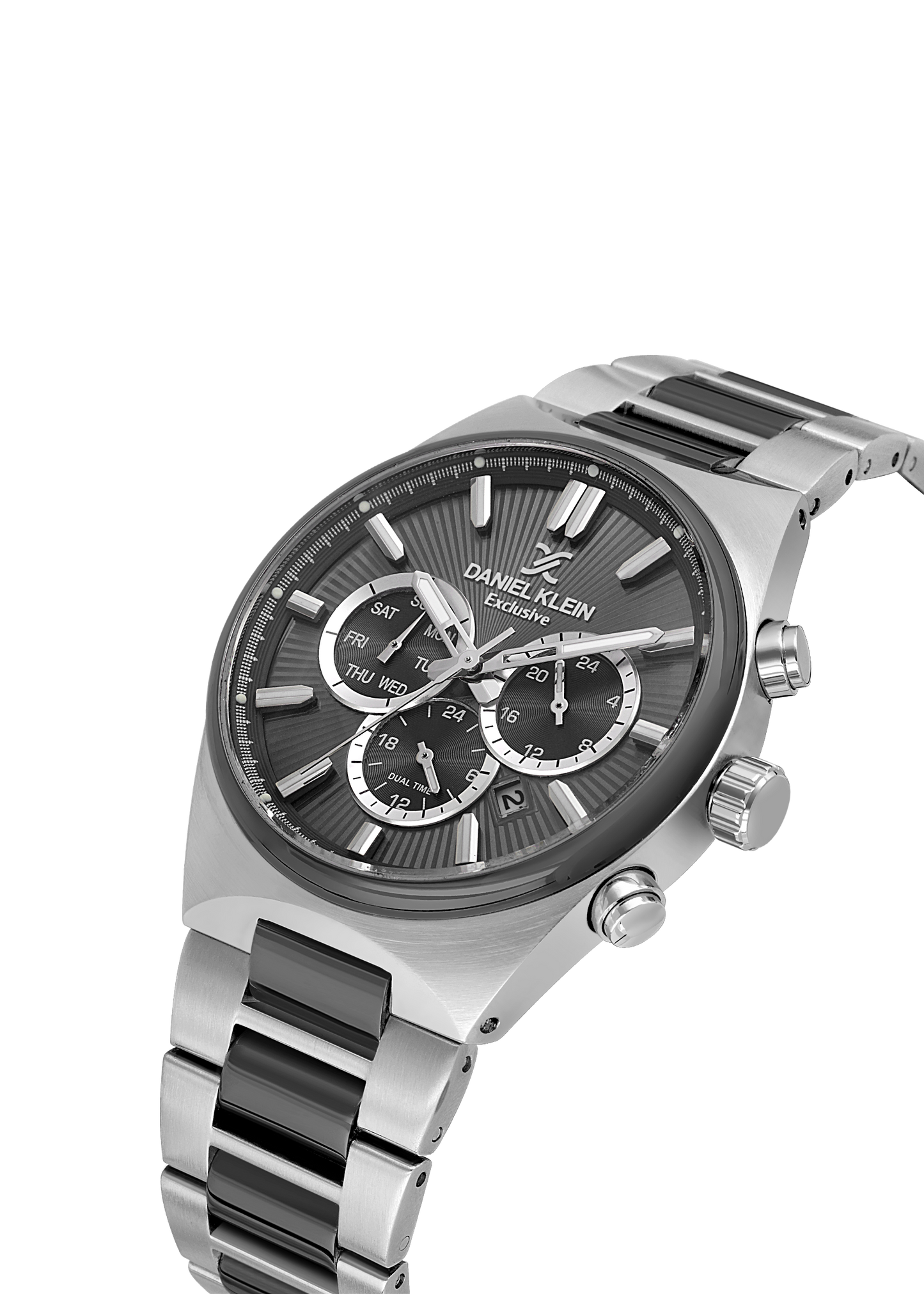 Daniel Klein Multifunction Dual Time Wrist Watch for Men DK.1.14210-6