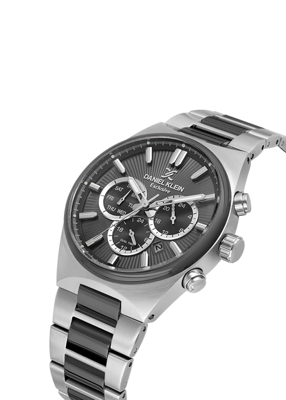 Daniel Klein Multifunction Dual Time Wrist Watch for Men DK.1.14210-6