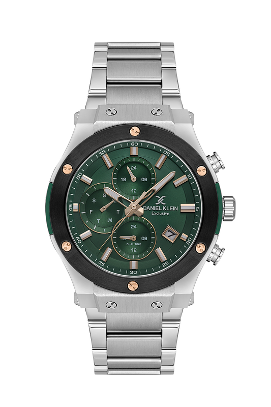 Daniel Klein Multifunction Wrist Watch for Men DK.1.14227-4