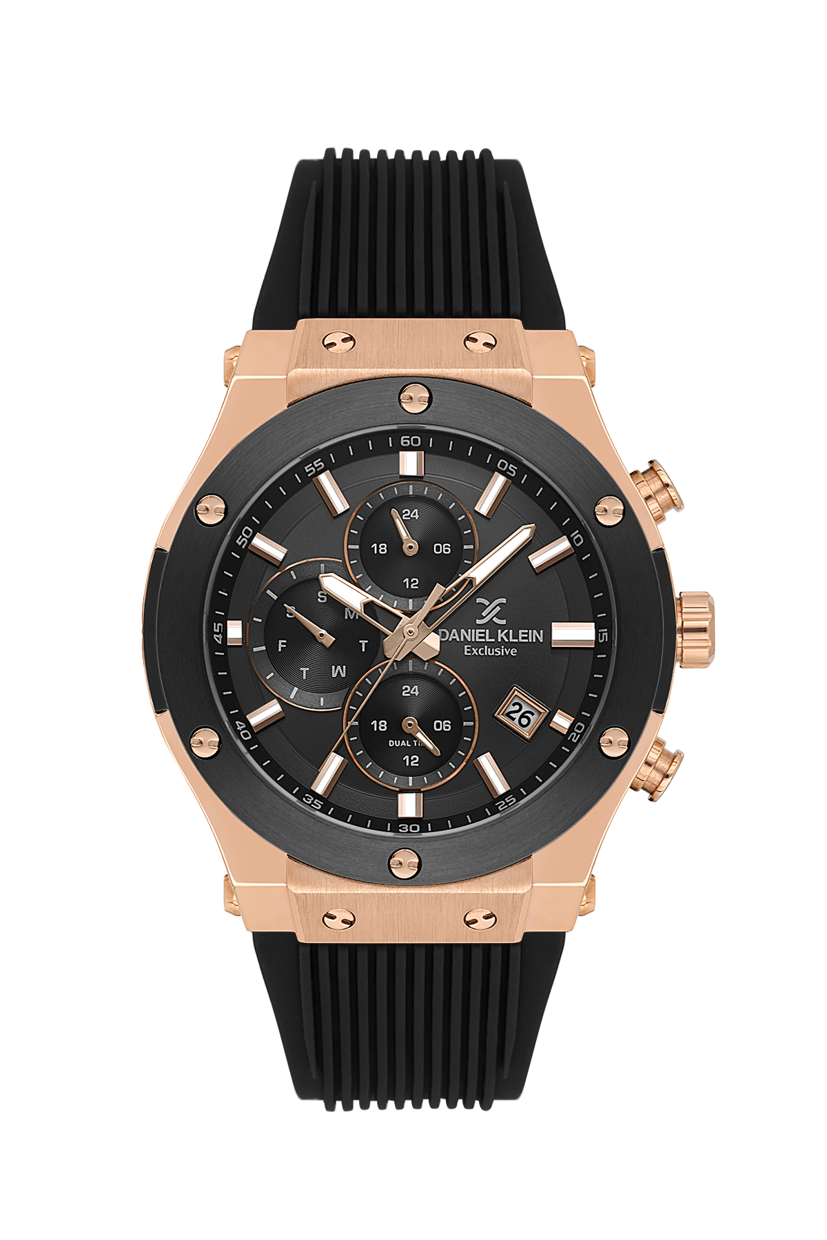 Daniel Klein Multifunction Wrist Watch for Men DK.1.14228-4