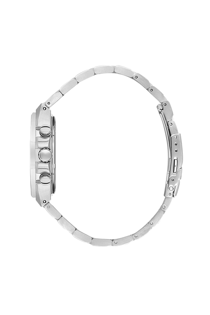 Daniel Klein Black IP Silver Multifunction Wrist Watch for Men DK.1.14257-1