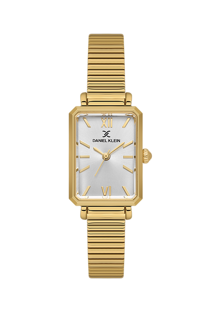 Daniel Klein Silver IP Gold Wrist Watch for Women DK.1.14264-2
