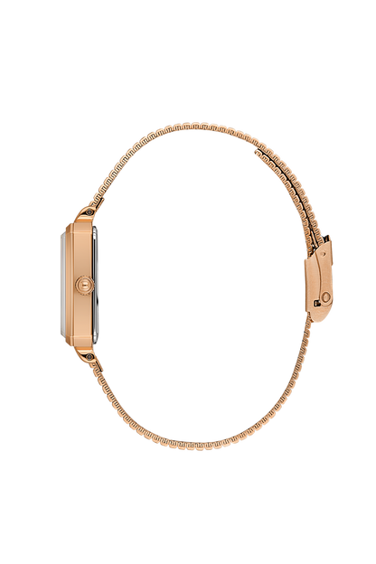 Daniel Klein Silver Pink Rosegold Wrist Watch for Women DK.1.14264-5