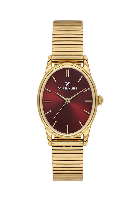 daniel-klein-premium-ladies-dark-red-mother-of-pearl-sunray-dial-watch-dk-1-14296-4