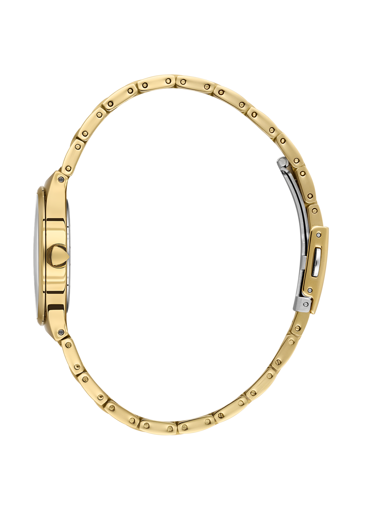 Daniel Klein Diamond Ladies Silver Diamond Emboss Dial Watch – DK.1.14299-2