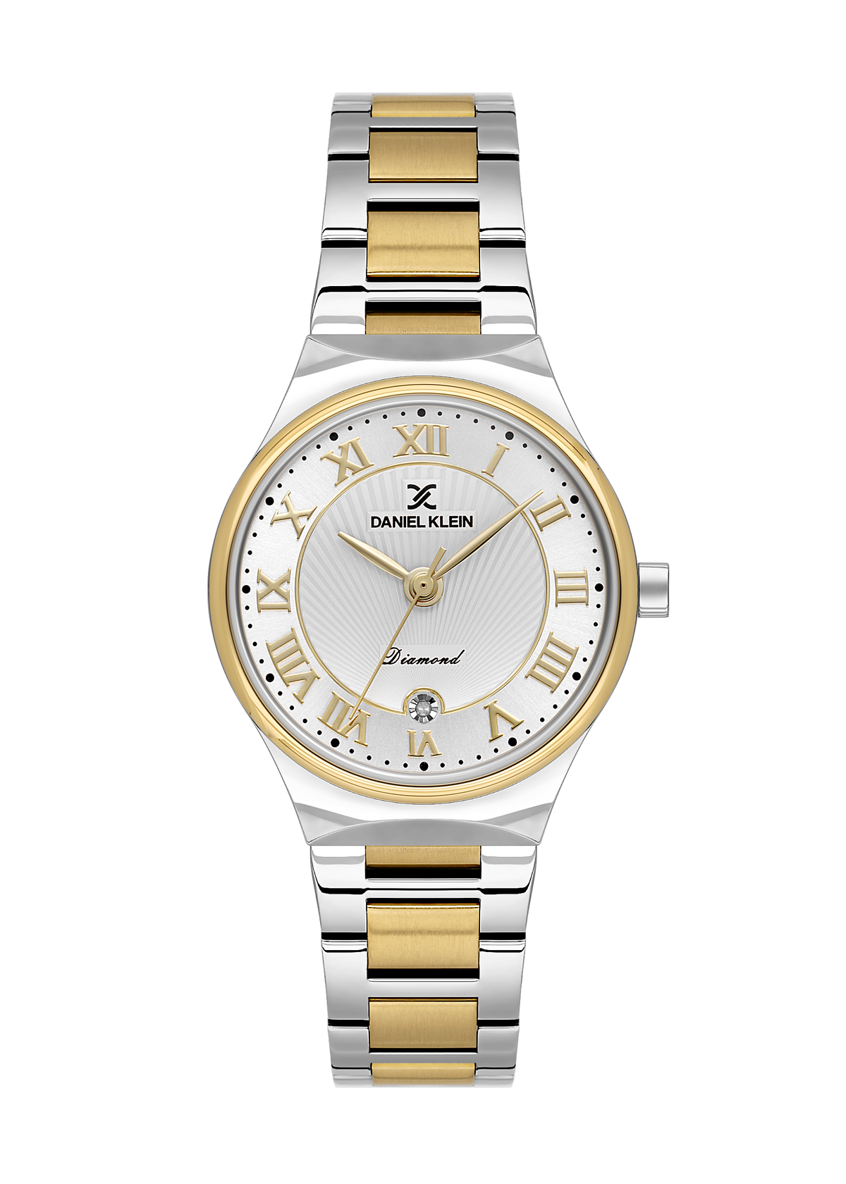 daniel-klein-diamond-ladies-silver-diamond-emboss-dial-watch-dk-1-14299-4