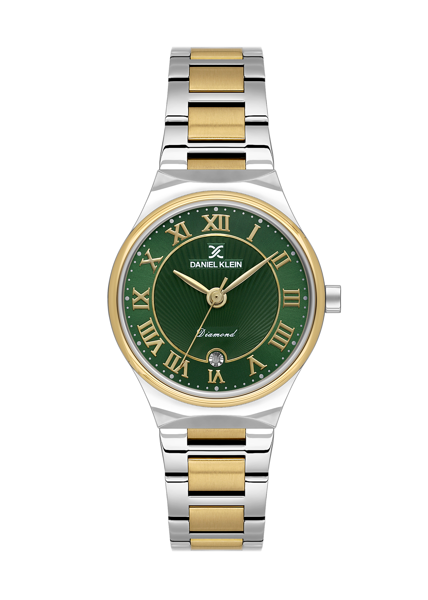 daniel-klein-diamond-ladies-dark-green-diamond-emboss-dial-watch-dk-1-14299-5