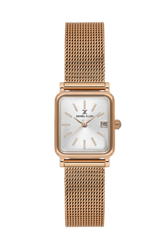 daniel-klein-premium-ladies-silver-sunray-real-index-mesh-watch-dk-1-14309-6