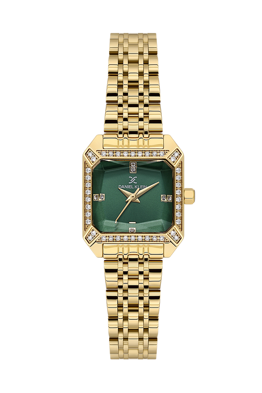 daniel-klein-premium-ladies-dark-green-sunray-stone-index-watch-dk-1-14310-3