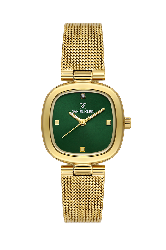 daniel-klein-premium-ladies-dark-green-sunray-stone-index-mesh-watch-dk-1-14314-4
