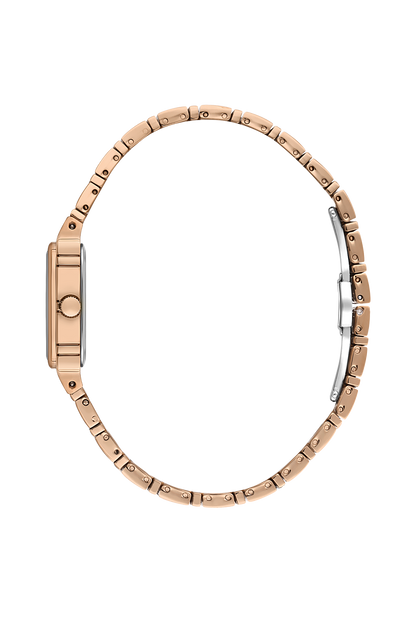 Daniel Klein Premium Ladies Pink Rose Gold Emboss Real Index Watch – DK.1.14315-5