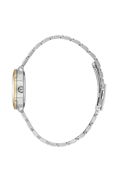 Daniel Klein Premium Ladies Silver Sunray Stone Index Watch – DK.1.14324-2