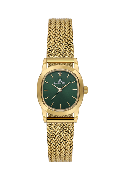 daniel-klein-premium-ladies-dark-green-sunray-stone-index-mesh-watch-dk-1-14328-4