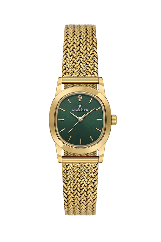 daniel-klein-premium-ladies-dark-green-sunray-stone-index-mesh-watch-dk-1-14328-4