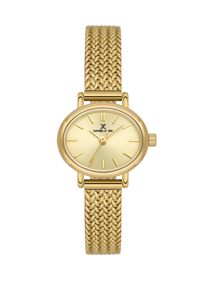 daniel-klein-premium-ladies-light-champagne-sunray-real-index-watch-dk-1-14381-3