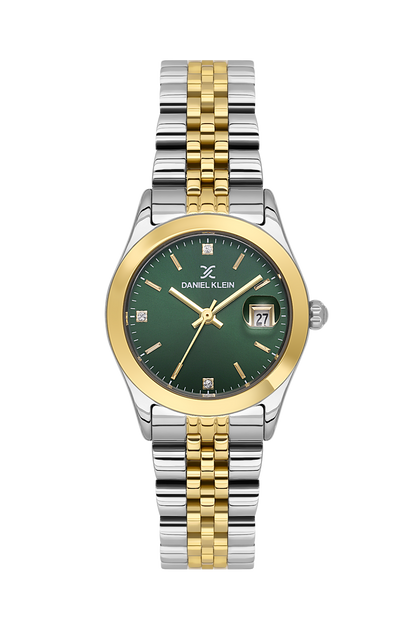 daniel-klein-dark-green-ip-silver-gold-date-wrist-watch-for-women-dk-6-14183-4