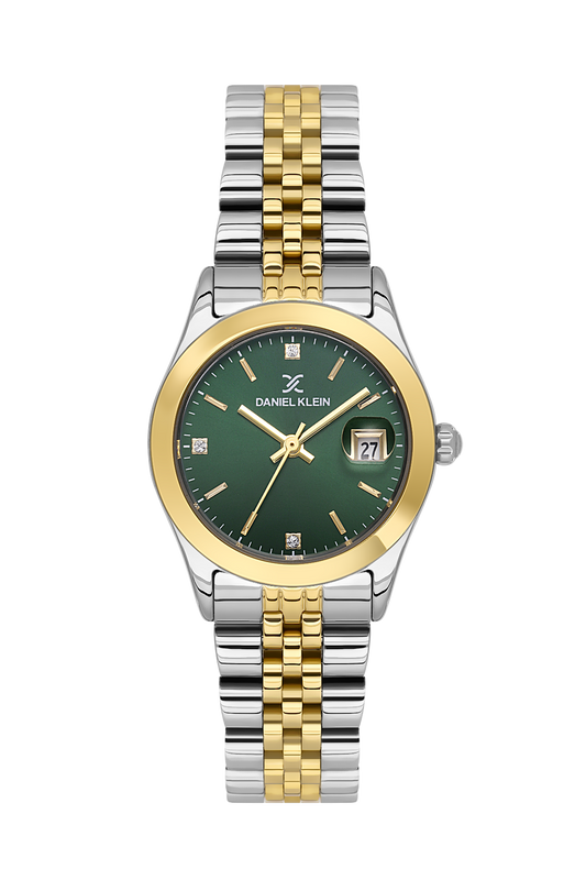 daniel-klein-dark-green-ip-silver-gold-date-wrist-watch-for-women-dk-6-14183-4