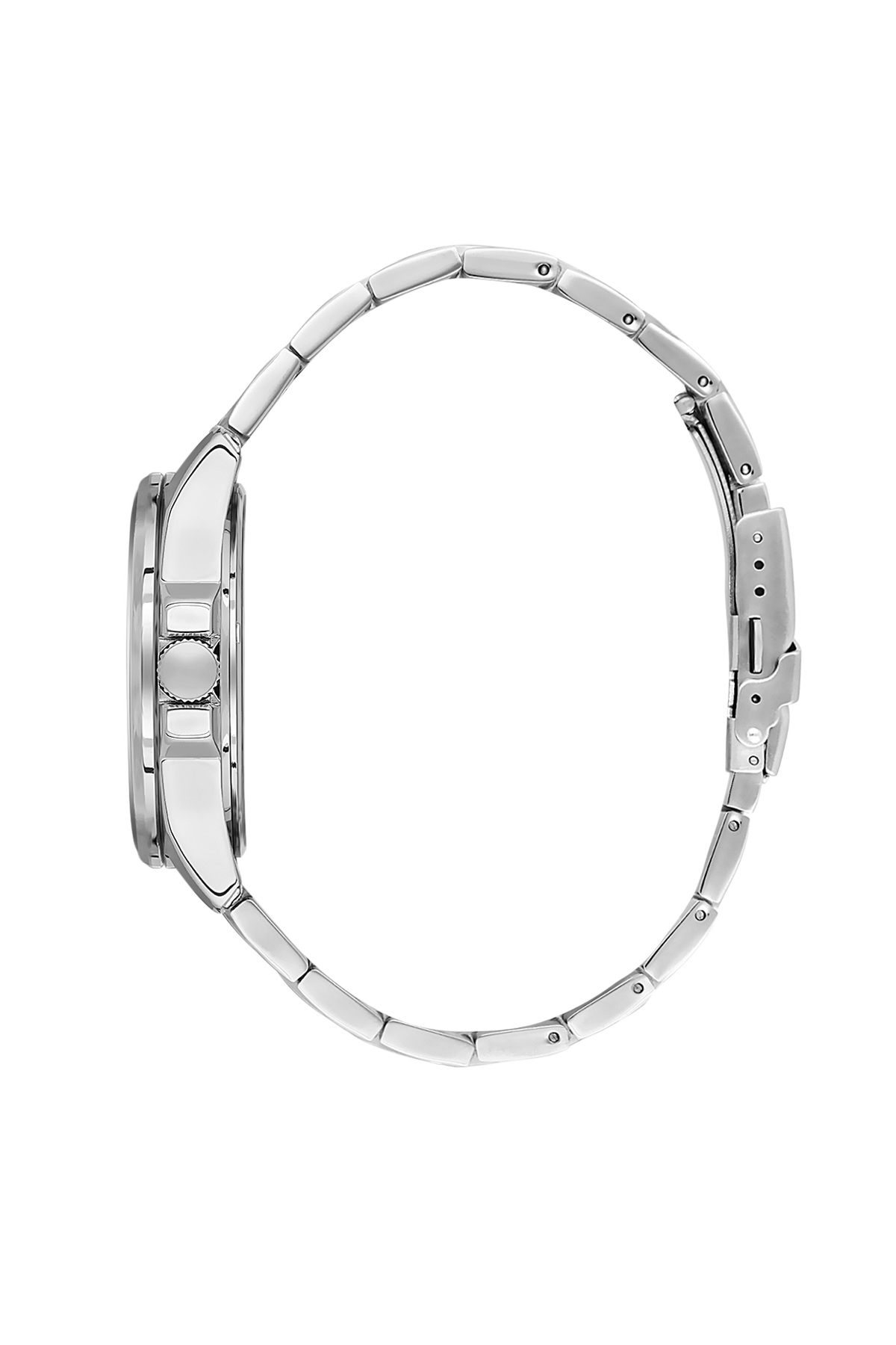 Daniel Klein Silver IP Silver Date Wrist Watch for Men DK.6.14202-1