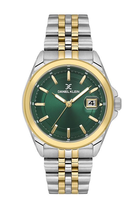 daniel-klein-dark-green-ip-silver-gold-date-wrist-watch-for-men-dk-6-14205-5