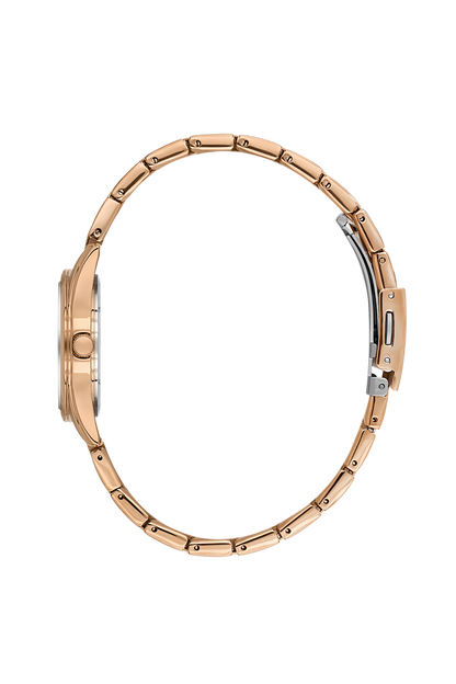 Daniel Klein Silver Pink Rosegold Wrist Watch for Women DK.6.14275-4
