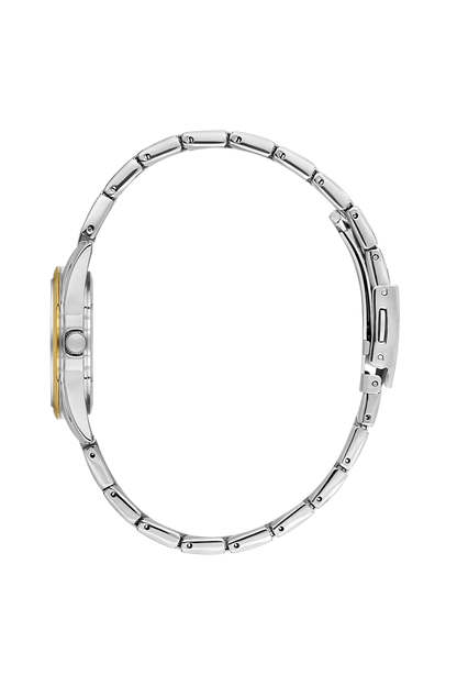 Daniel Klein Light Champagne IP Silver/Gold Wrist Watch for Women DK.6.14275-7