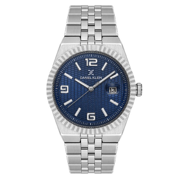 Daniel Klein Premium Gents Dark Blue Emboss Watch – DK.6.14718-3