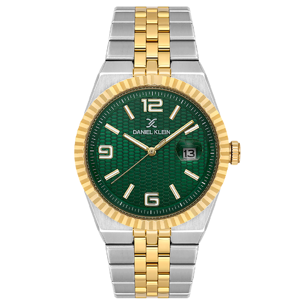 Daniel Klein Premium Gents Dark Green Emboss Watch – DK.6.14718-6