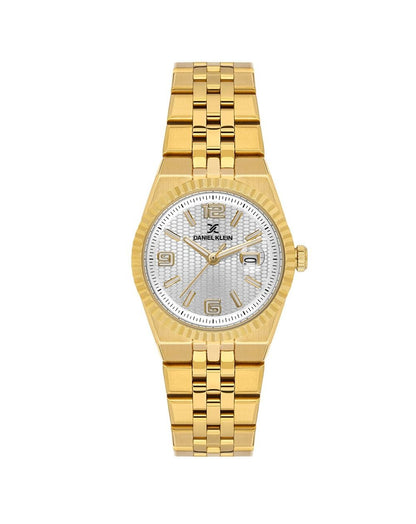 Daniel Klein Premium Ladies Silver Emboss Watch – DK.6.14716-2