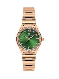 Daniel Klein Premium Ladies Dark Green Sunray Stone Index Watch – DK.1.14324-7