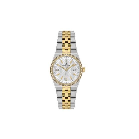 Daniel Klein Premium Ladies Silver Emboss Watch – DK.6.14717-3